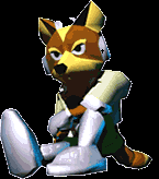 Fox McCloud, leader of the Star Fox team...